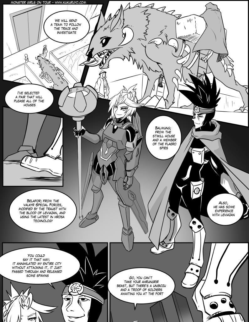 Monster girls on tour - Episode 134, Page 1: Page 134